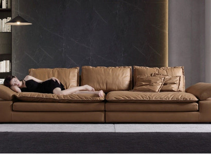 Sofas 4 Sitzer Textil Big Xxl Wohnzimmer Leder Neu Sofa Couch Möbel